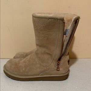 UGG MayFaire zip-up sand color